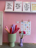 Poster Kinderzimmer - Hand Lettering (Alphabet ABC Edition)