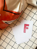 Karte Buchstabe "F" -  Hand Lettering (Alphabet ABC Edition)