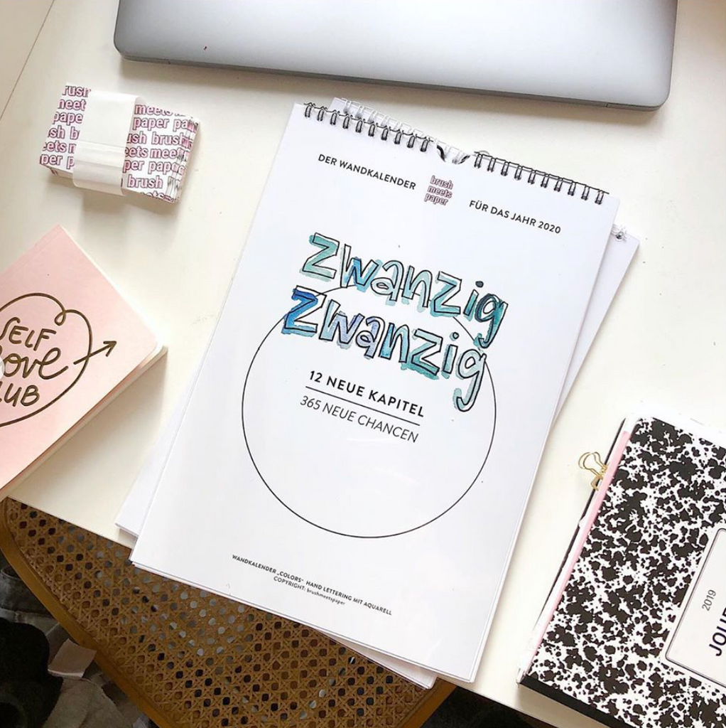 brushmeetspaper Kalender #6 für 2020: Let's take a walk down memory lane 🤩
