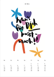 Wandkalender 2024: Ein Jahr voller guter Vibes PRE-ORDER