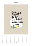 Wandkalender 2024: Ein Jahr voller guter Vibes