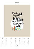 Wandkalender 2024: Ein Jahr voller guter Vibes PRE-ORDER