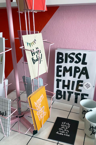 Poster "Bissl Empathie" - ORIGINAL DESIGN: Bold Lettering