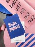 "Danke.Wirklich!" - Handschriftliche Lettering-Karte mit guten Vibes