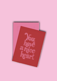 Postkarten-3er Set: "Heart, heart, focus edition" Hand Lettering