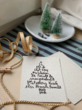 Postkarte "Weihnachtsbaum" Weihnachtskarte - Brush Lettering