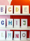 Karte Buchstabe "D" -  Hand Lettering (Alphabet ABC Edition)