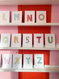 Karte Buchstabe "N" - Hand Lettering (ABC Edition)