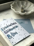 Postkarte "Lebkuchen & Du" Weihnachtskarte - Hand Lettering