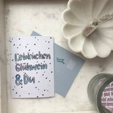 Postkarte "Lebkuchen & Du" Weihnachtskarte - Hand Lettering