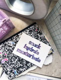 Postkarte: "Snack" - Font Lettering (These Girls Edition)